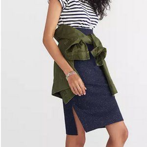 Madewell Column Side-Slit Skirt In Speckle - Small - image 1